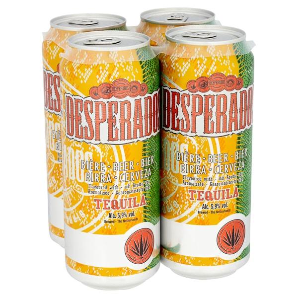 Desperados Tequila Flavoured Beer 4 x 500ml (500ml)