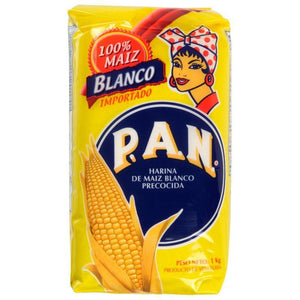 Harina PAN Pre-Cooked White Maize Meal - 1kg